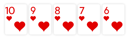 An Illustration of a Straight Flush Hand in Poker